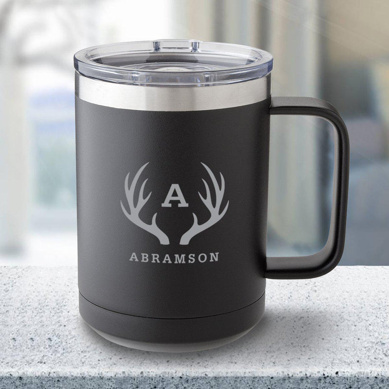 Personalized 15 oz Insulated Travel Tumbler