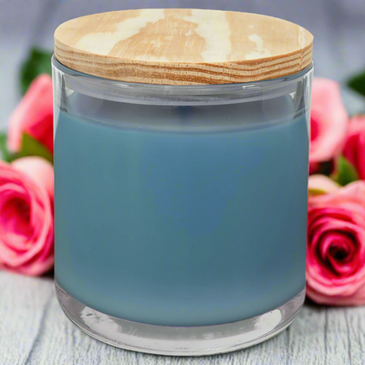 Personalized Valentine's Day Scented Candles - Fresh Linen - Lazerworx