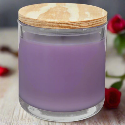 Personalized Valentine's Day Scented Candles - Lavender Vanilla - Lazerworx