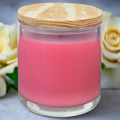 Personalized Valentine's Day Scented Candles - Peony Rose - Lazerworx