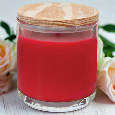 Personalized Valentine's Day Scented Candles - Peppermint Twist - Lazerworx