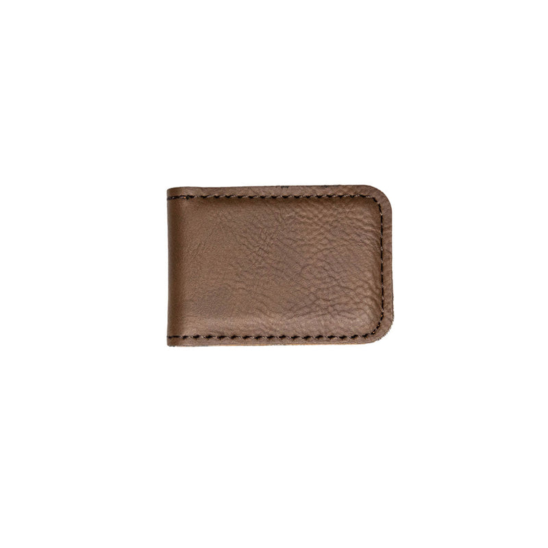 Personalized Leather Money Clip