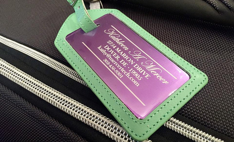 Personalized Aluminum Luggage Tags -  - Completeful