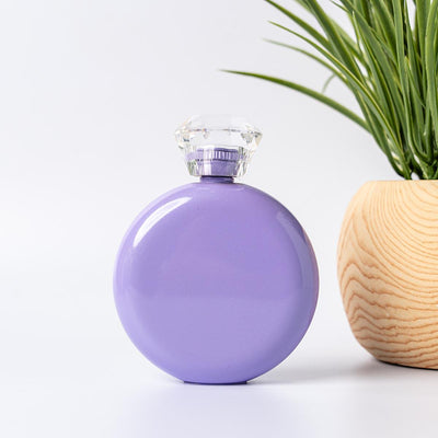 Personalized Glam Flask - Lilac - Completeful