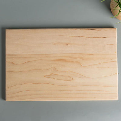 Personalized Rectangle Cutting Board 11x17 - Maple - Completeful