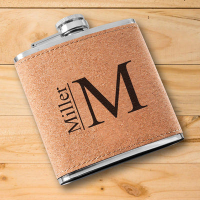 Personalized Cork Flask -  - Lazerworx