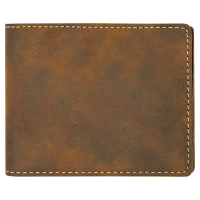 Personalized Bifold Leather Wallet