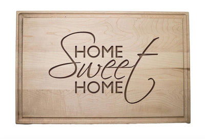 Personalized 11x17 Rectangle Cutting Board with Grooves