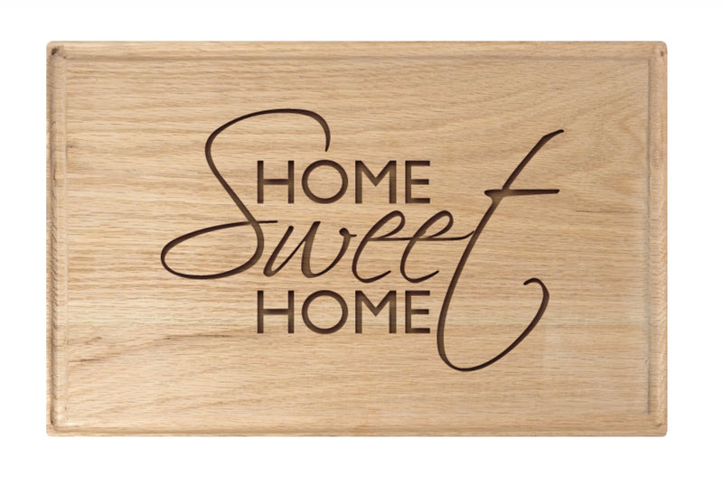 Personalized 11x17 Rectangle Cutting Board with Grooves