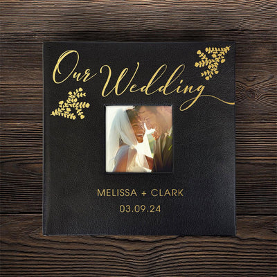 Personalized Our Wedding Black Photo Album - - Gifts For You Now