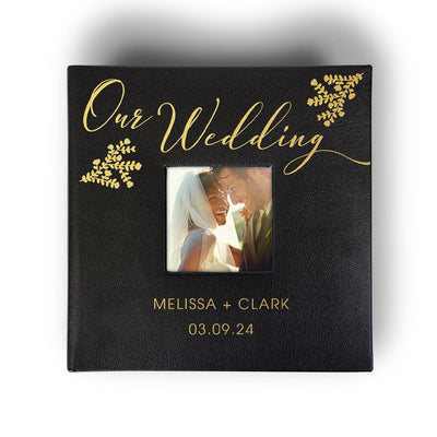 Personalized Our Wedding Black Photo Album - - Gifts For You Now