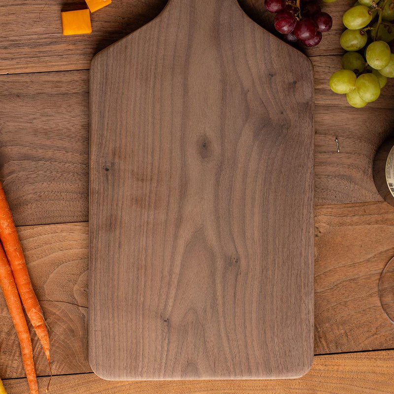 Personalized Large Handled Cutting Boards - Walnut - Completeful