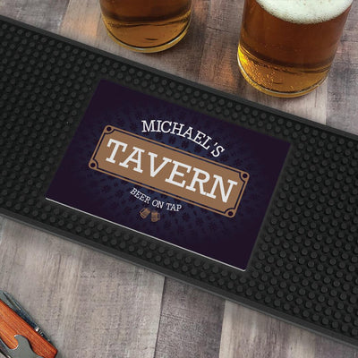 Personalized Tavern Bar Mat - - Gifts For You Now