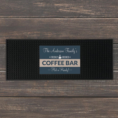 Personalized Coffee Bar Mat - - Gifts For You Now
