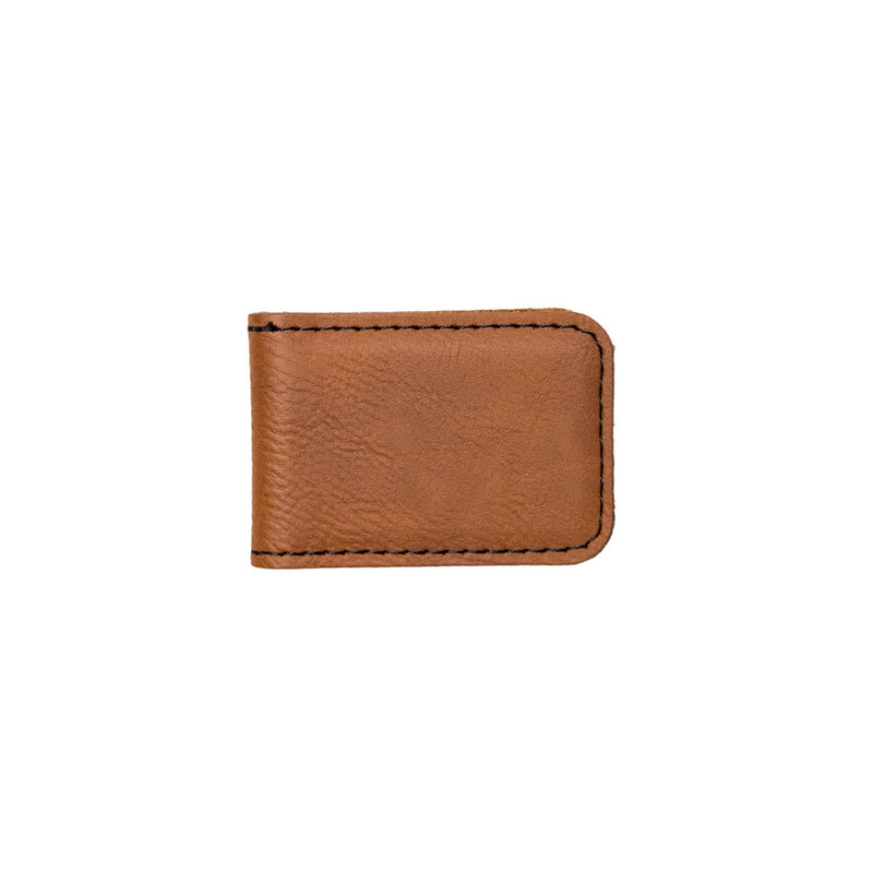 Personalized Leather Money Clip