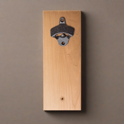 Personalized Wall-mounted Wooden Bottle Opener