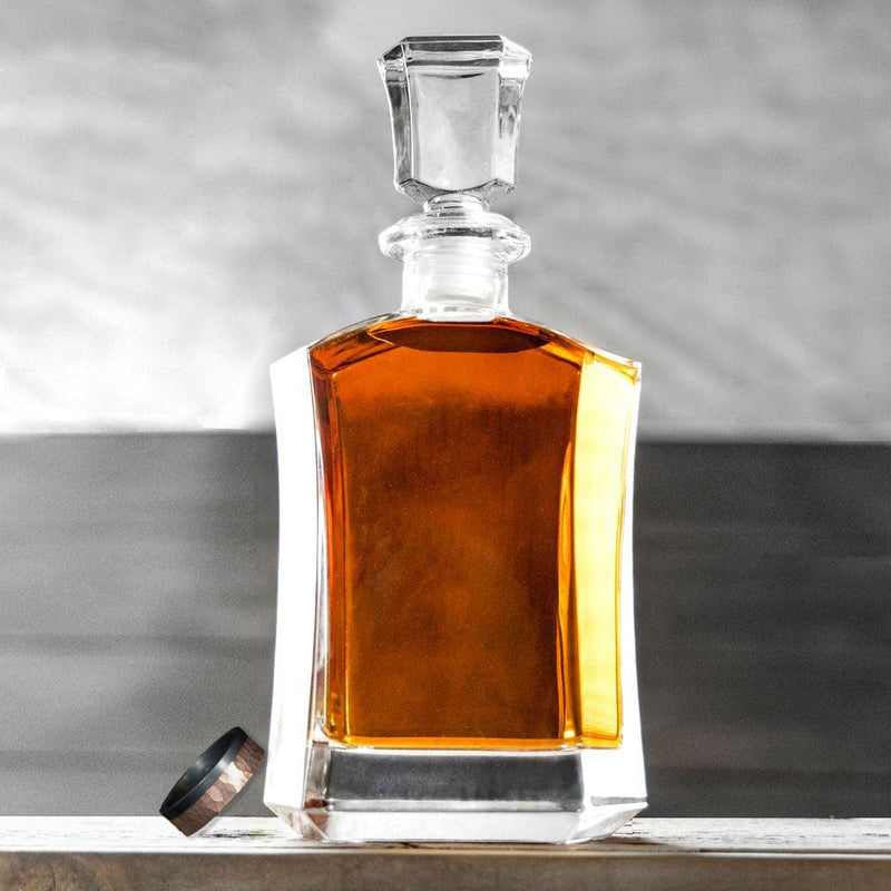 Personalized Decanter Set with 2 Whiskey Glasses