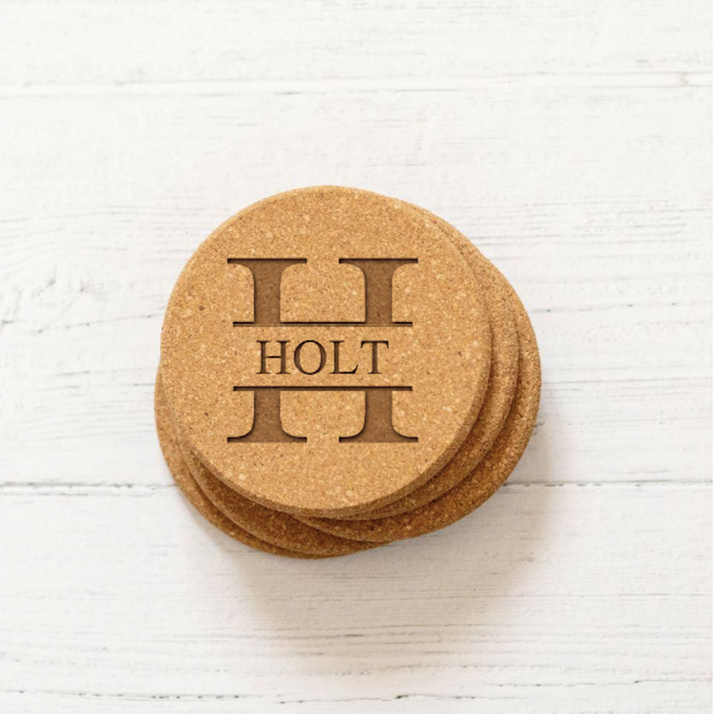 Guild Mortgage - Set of 4 Personalized Cork Coasters