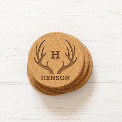 Guild Mortgage - Set of 4 Personalized Cork Coasters