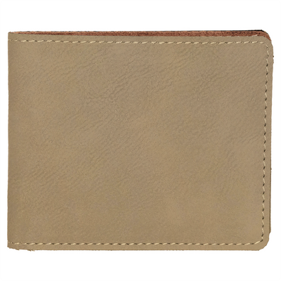 Personalized Bifold Leather Wallet