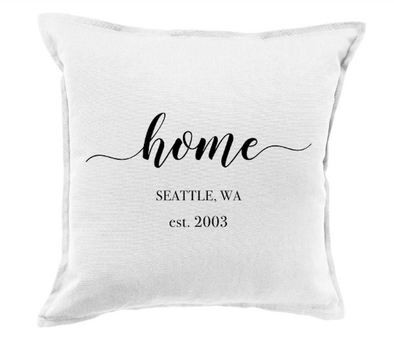 Personalized Colorful Farmhouse Throw Pillow Covers