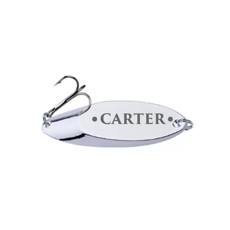 Personalized Silver Stainless Steel Fishing Hook