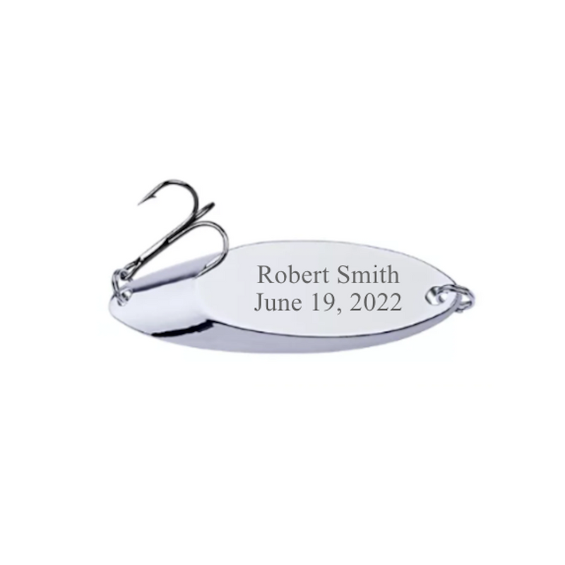 Personalized Silver Stainless Steel Fishing Hook