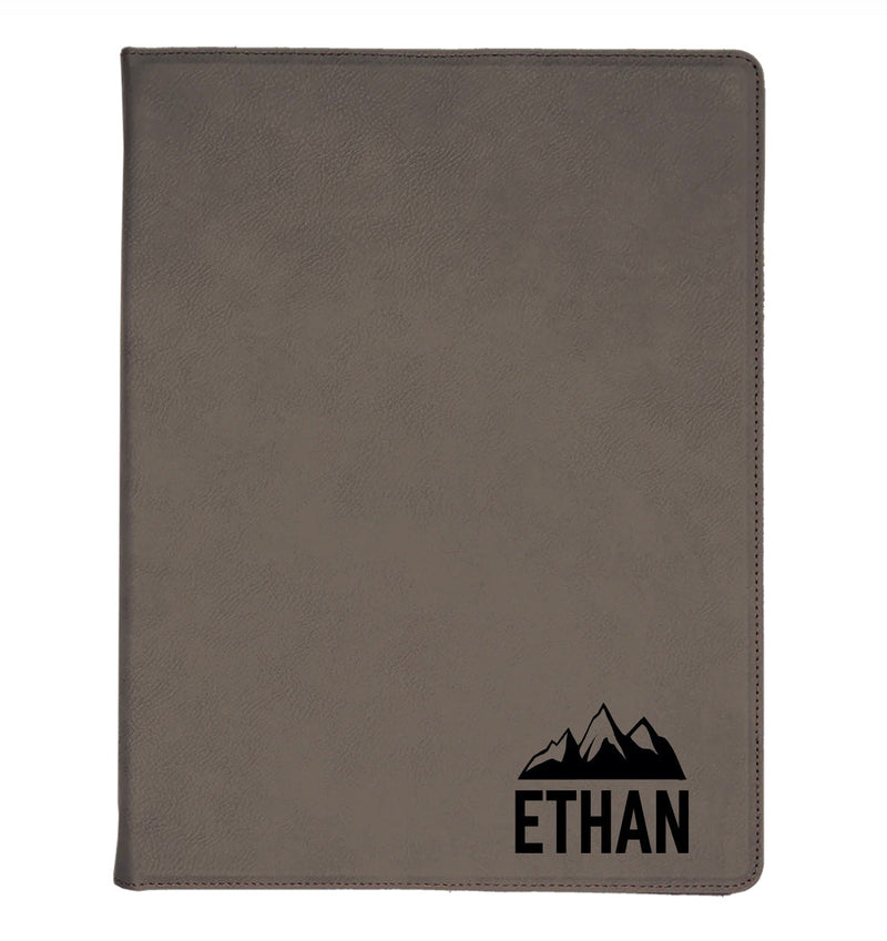 Personalized Gray Portfolio