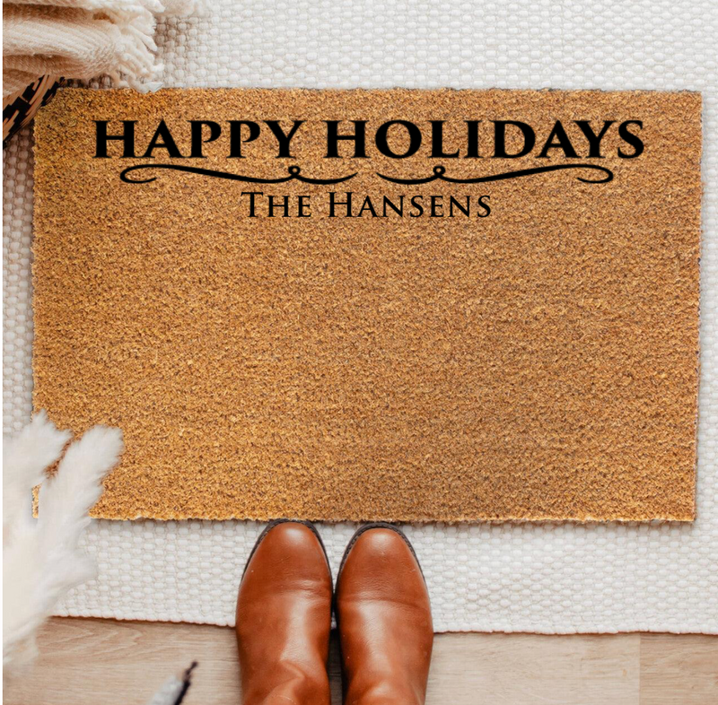 Guild Mortgage - Personalized Christmas Coir Doormats