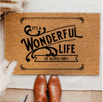 Guild Mortgage - Personalized Christmas Coir Doormats