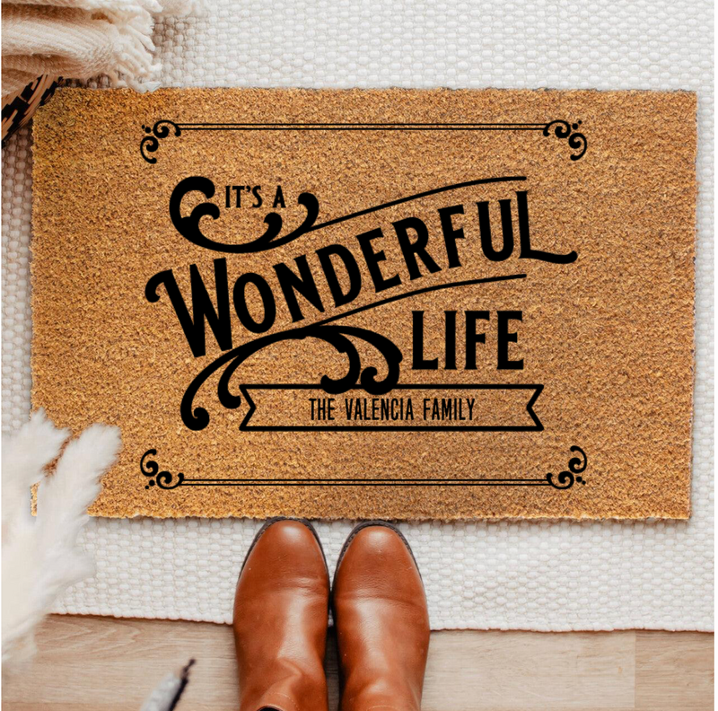 Guild Mortgage - Personalized Christmas Coir Doormats