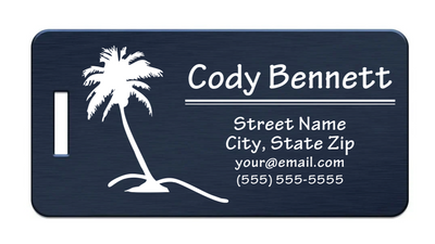 Personalized Aluminum Luggage Tags