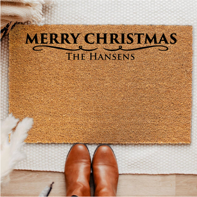 Guild Mortgage - Personalized Christmas Coir Doormats