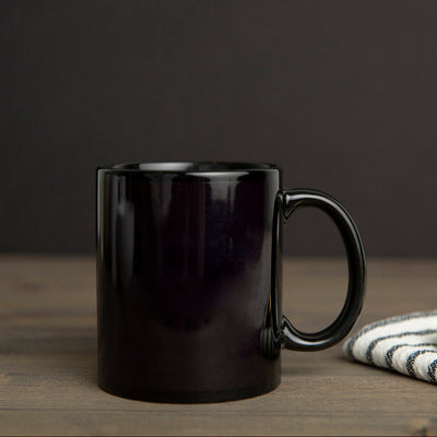 Personalized Black Coffee Mug 11 oz