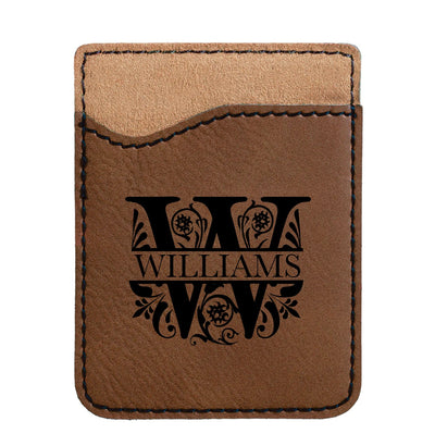 Personalized Leather Phone Wallets