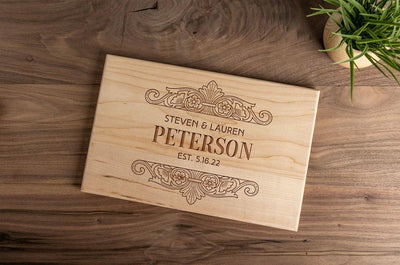 Personalized Rectangle Cutting Board 11x17 -  - Completeful