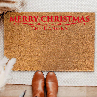 Guild Mortgage - Personalized Christmas Coir Doormats