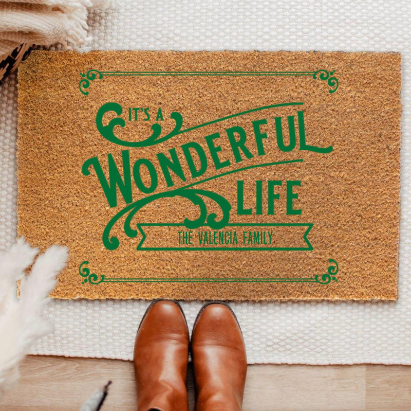 Guild Mortgage - Personalized Christmas Coir Doormats