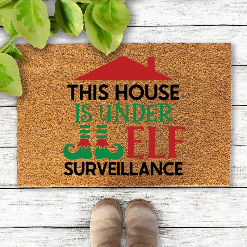 Guild Mortgage - NonPersonalized Elf Watch Coir Doormats