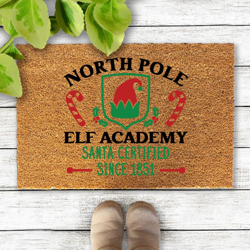 Guild Mortgage - NonPersonalized Elf Watch Coir Doormats