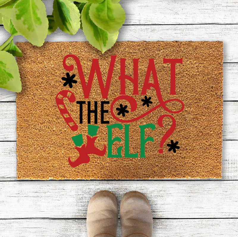 Guild Mortgage - NonPersonalized Elf Watch Coir Doormats