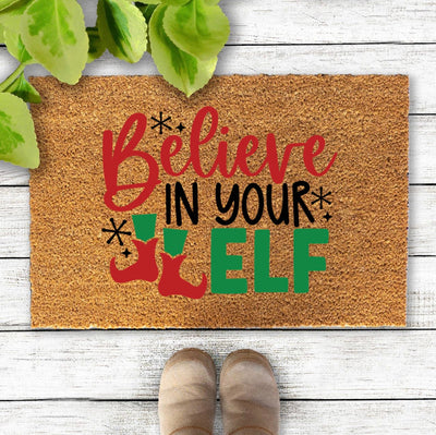 Guild Mortgage - NonPersonalized Elf Watch Coir Doormats