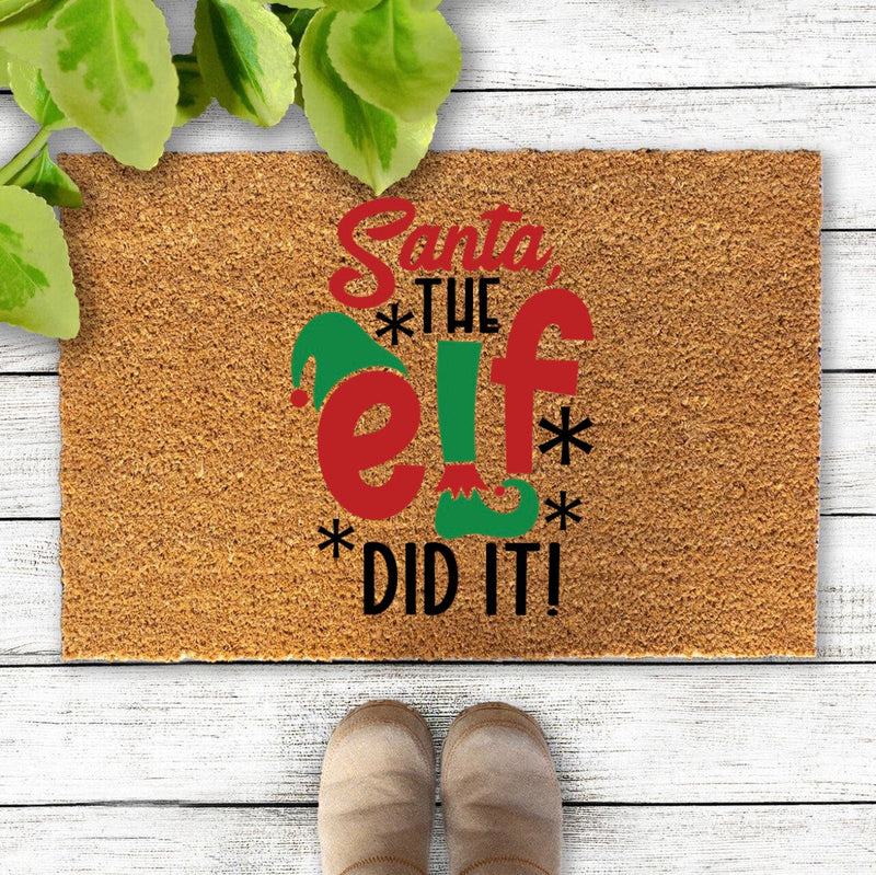 Guild Mortgage - NonPersonalized Elf Watch Coir Doormats