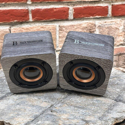 Personalized Gray Bluetooth Speaker - - Lazerworx