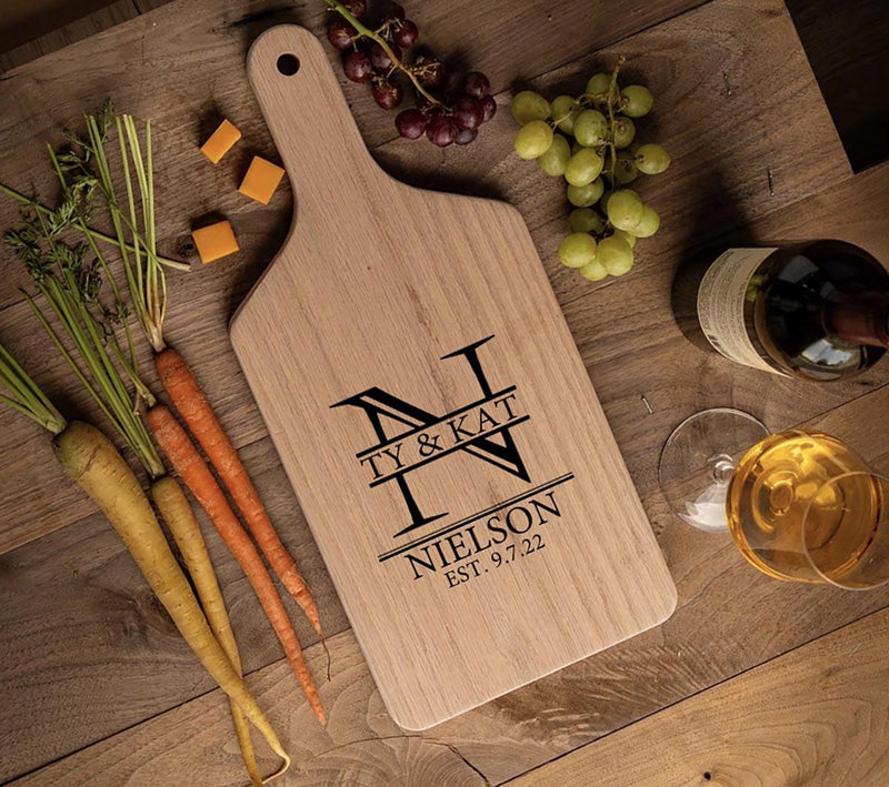 Personalized Large Handled Cutting Boards - - Completeful