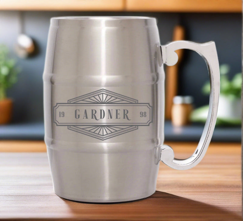 Personalized Silver Tankard