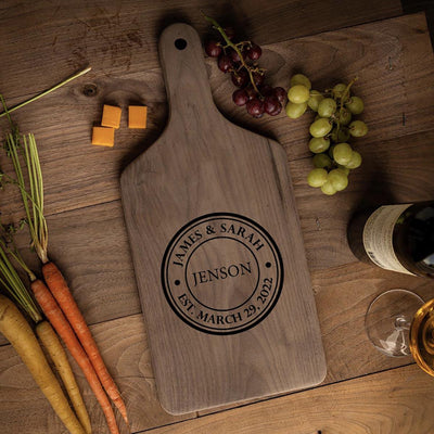 Personalized Large Handled Cutting Boards - - Completeful