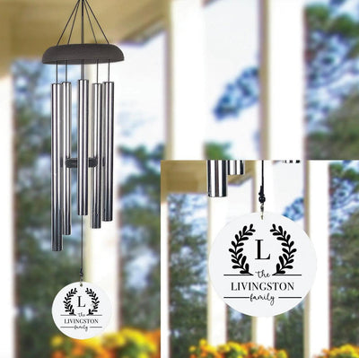 Personalized Monogram Wind Chimes - - Gifts For You Now