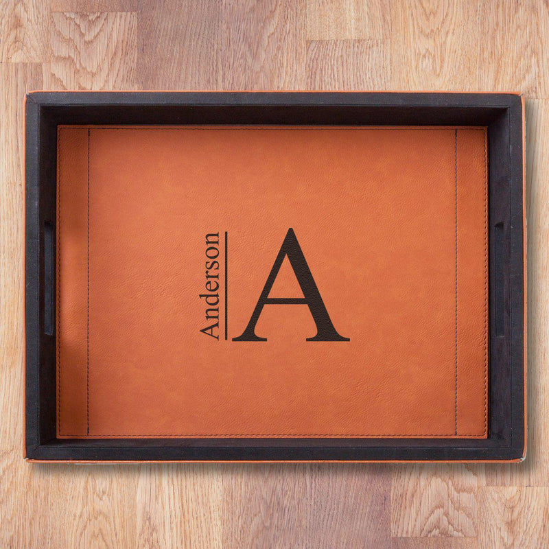 Personalized Serving Tray - Rawhide