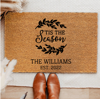 Guild Mortgage - Personalized Christmas Coir Doormats